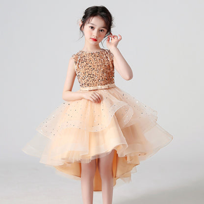 Starry Hi-Low Dress (A88)