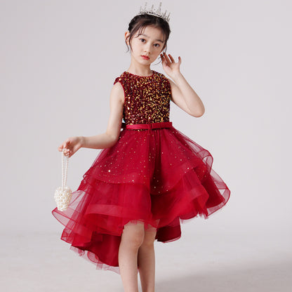 Starry Hi-Low Dress (A88)