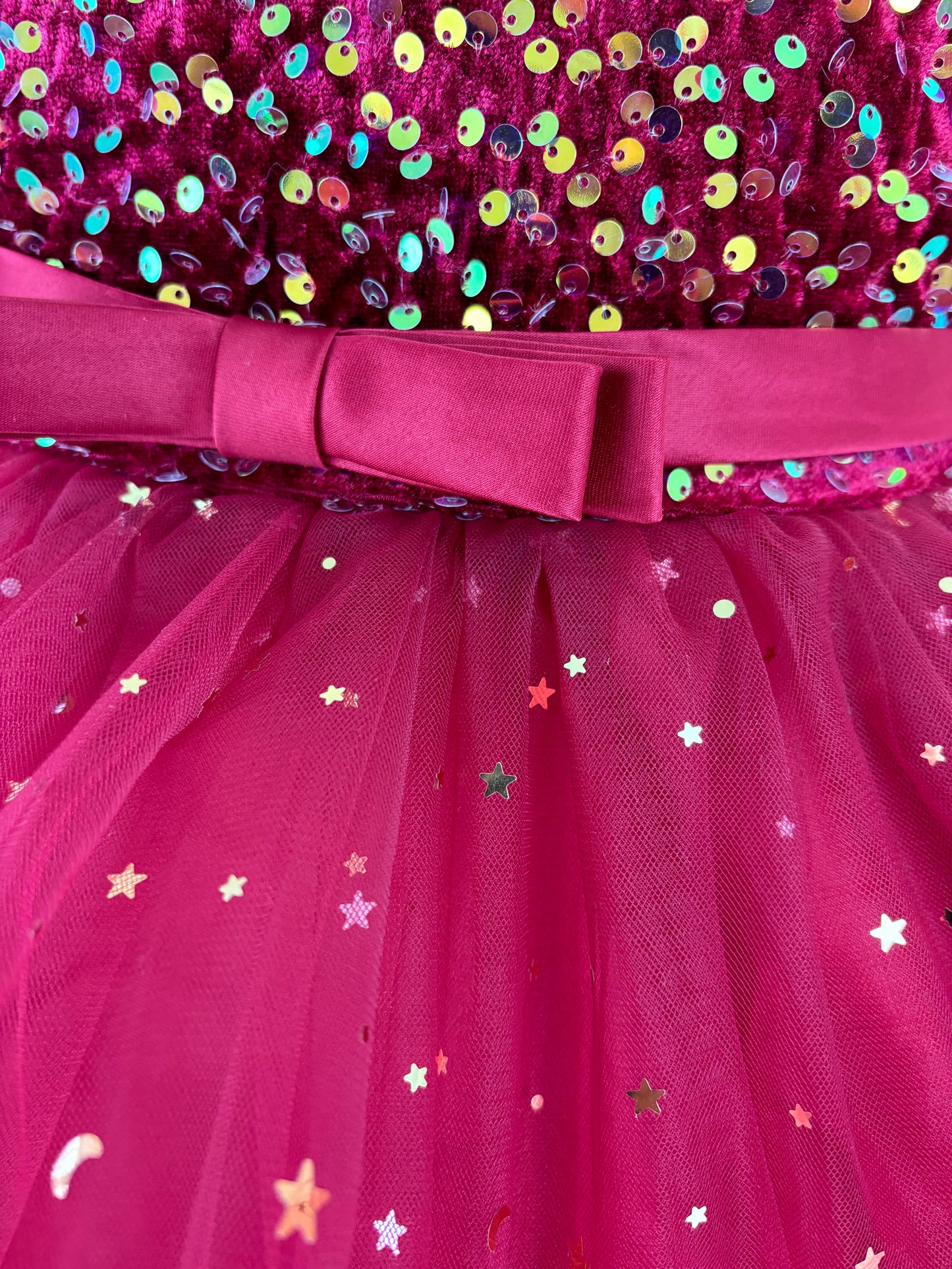 Starry Hi-Low Dress (A88)